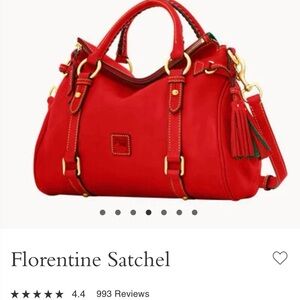 Dooney & Bourke Red Leather Handbag